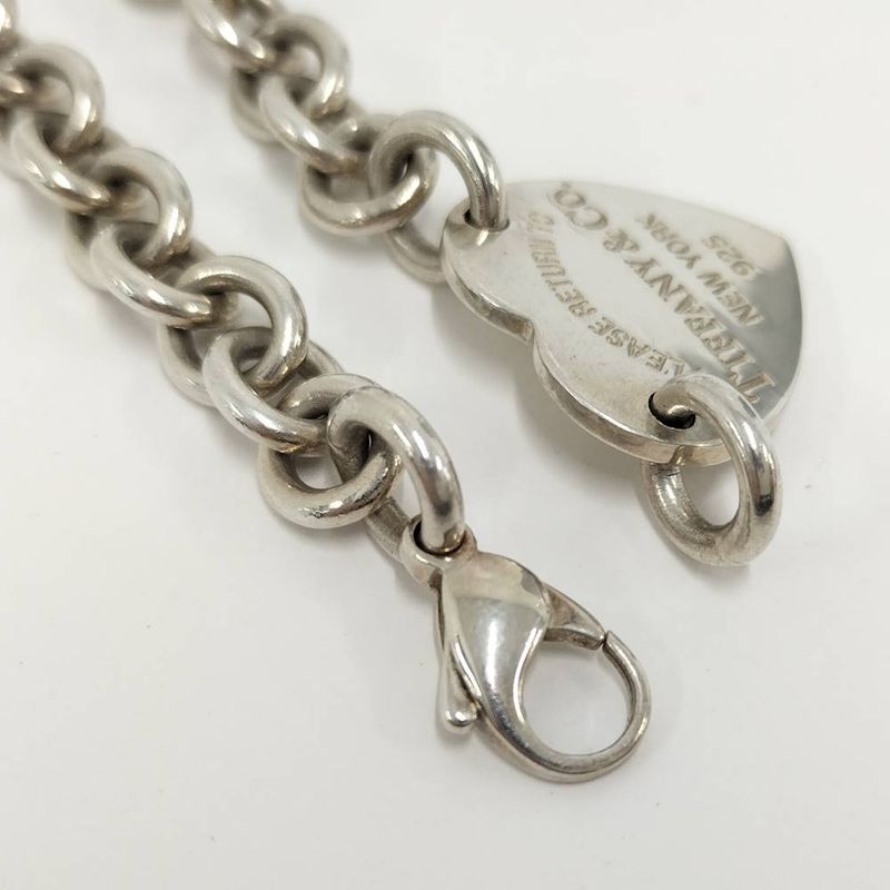 Tiffany & Co Return to Heart Choker Necklace Silver