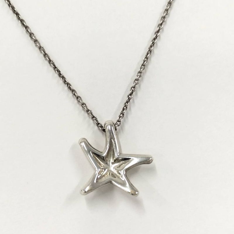 Tiffany & Co Necklace Star Fish Silver