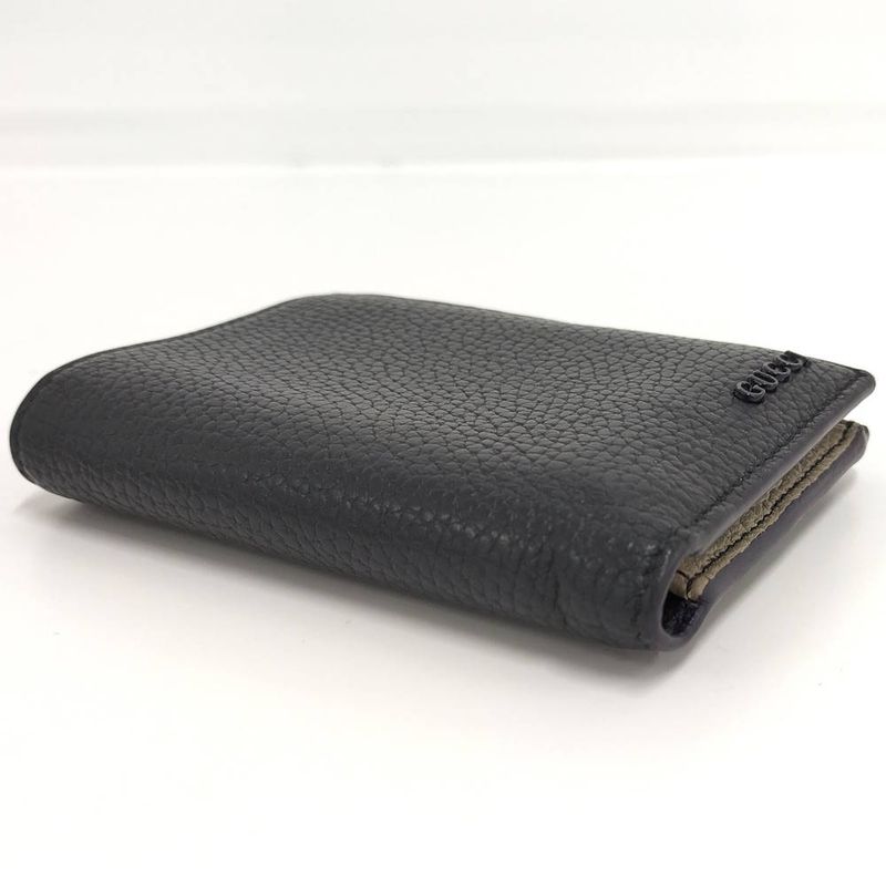 Gucci Compact Wallet Leather Navy