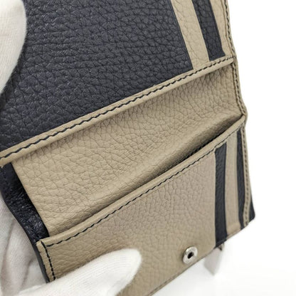 Gucci Compact Wallet Leather Navy