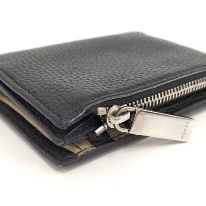 Gucci Compact Wallet Leather Navy