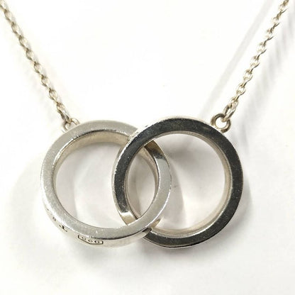 Tiffany & Co Interlocking Circle Necklace Silver