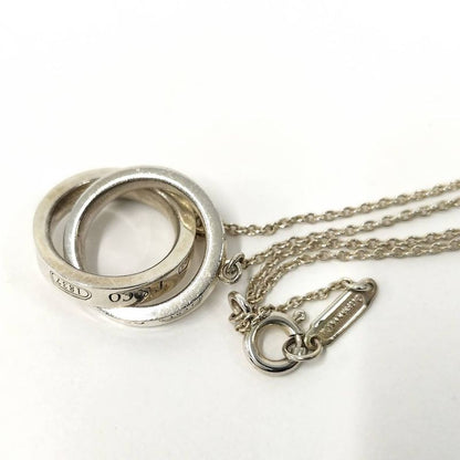 Tiffany & Co Interlocking Circle Necklace Silver