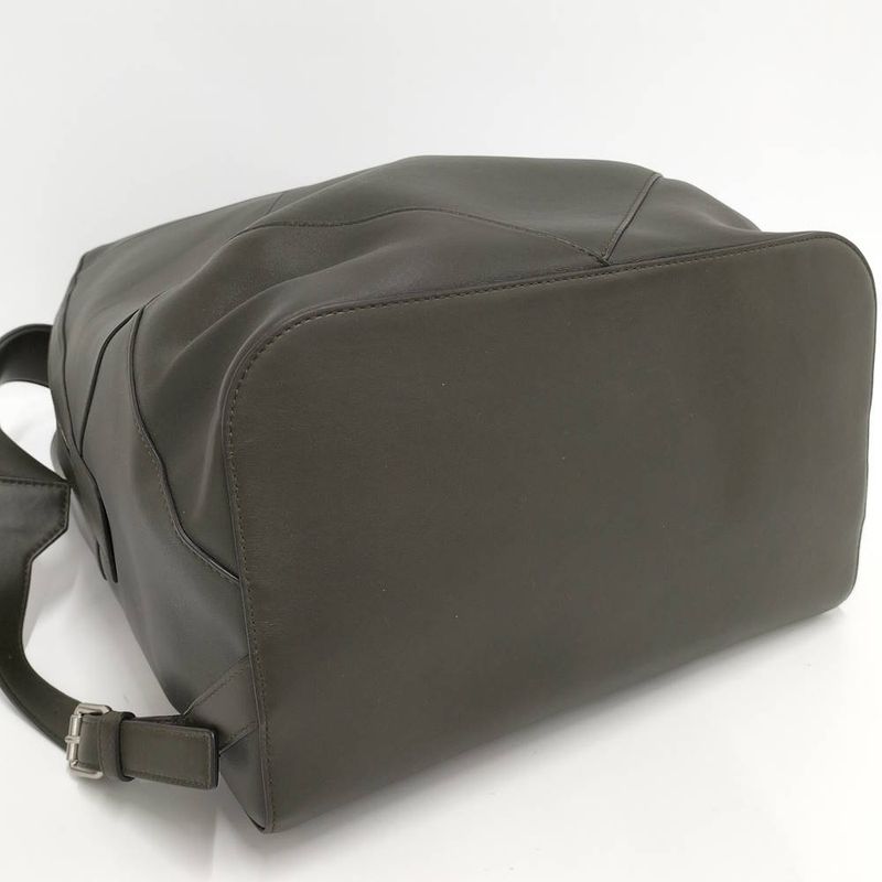 Bottega Veneta Backpack Large Butterfly Calfskin Leather Olive Khaki