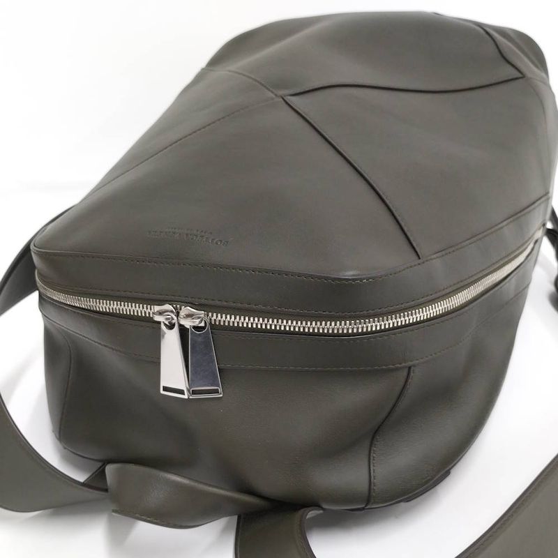 Bottega Veneta Backpack Large Butterfly Calfskin Leather Olive Khaki