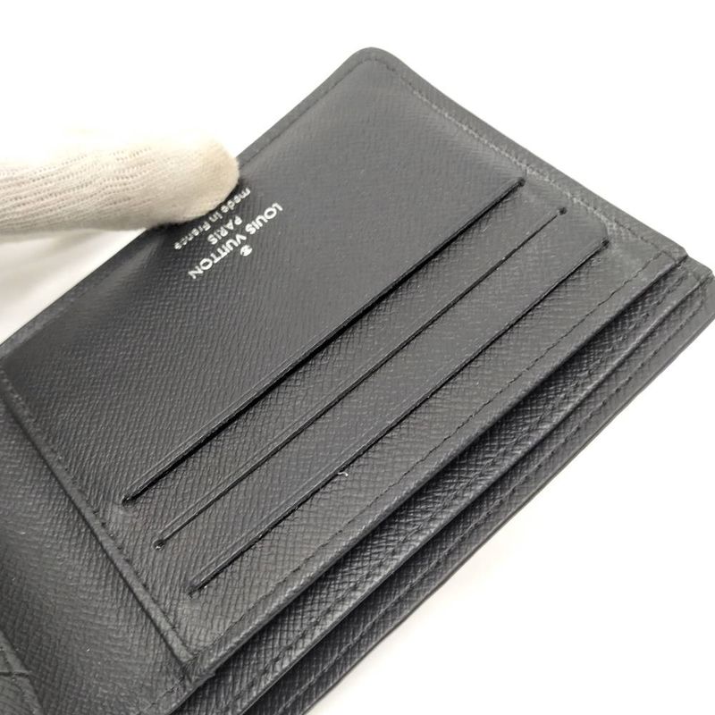 Louis Vuitton Portefeuille Multiple Bifold Wallet Monogram Eclipse