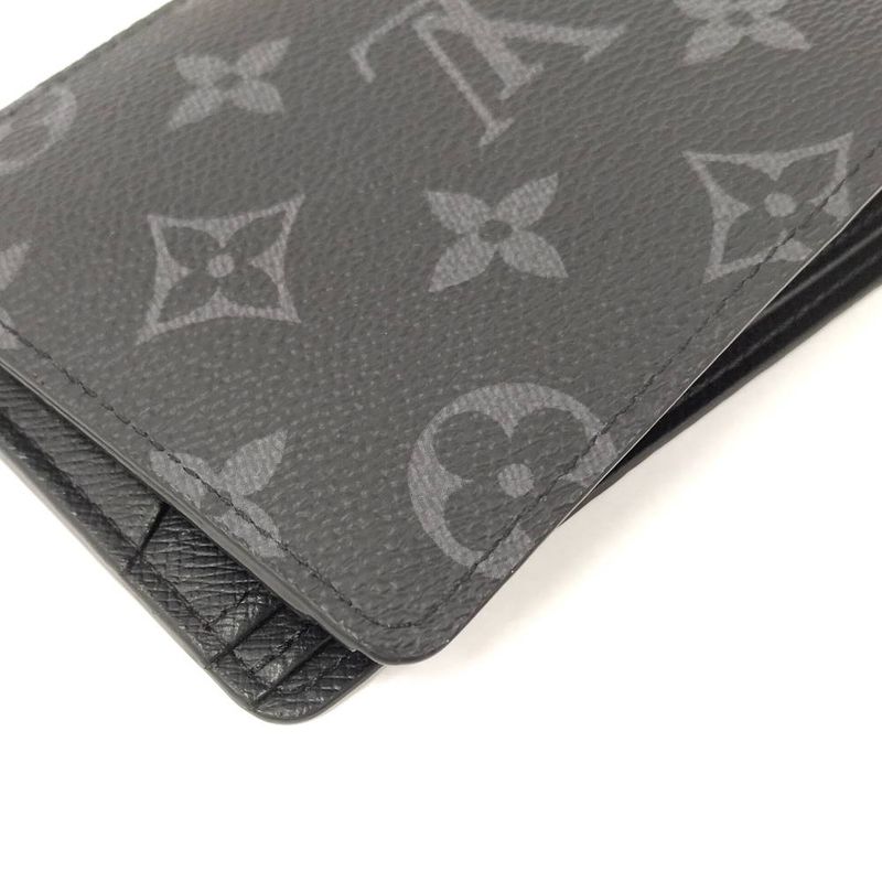 Louis Vuitton Portefeuille Multiple Bifold Wallet Monogram Eclipse