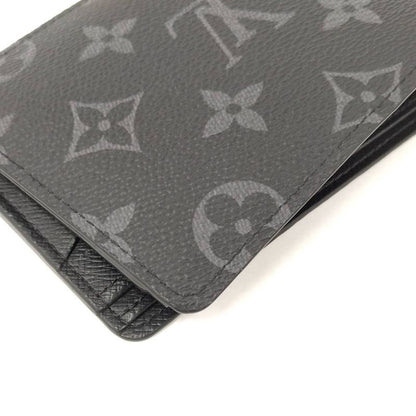 Louis Vuitton Portefeuille Multiple Bifold Wallet Monogram Eclipse
