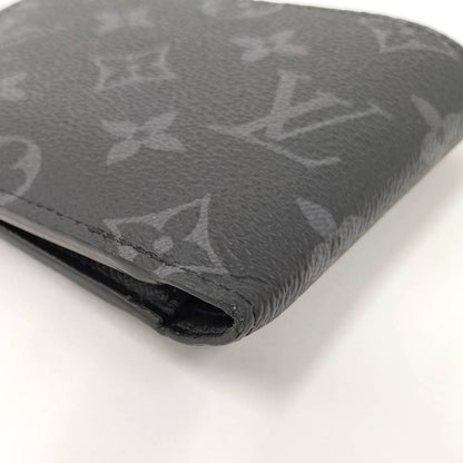 Louis Vuitton Portefeuille Multiple Bifold Wallet Monogram Eclipse