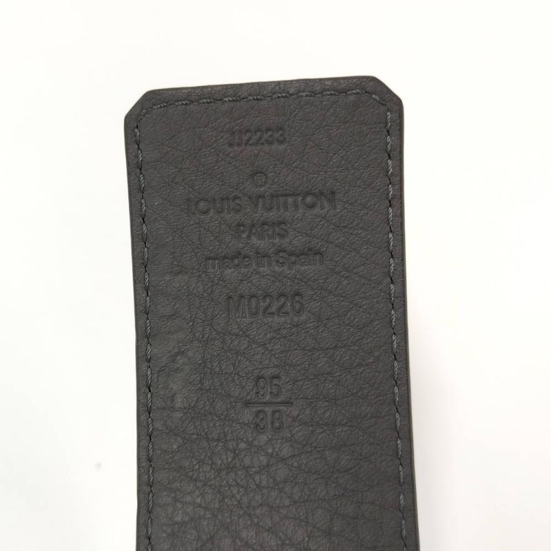 Louis Vuitton Optic Belt Leather Black