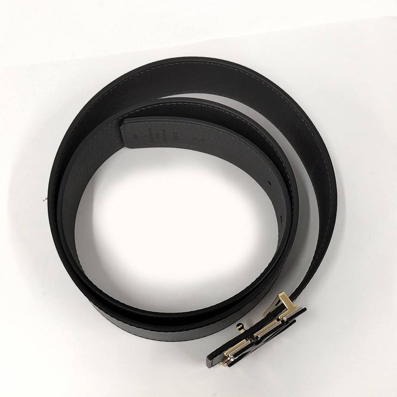 Louis Vuitton Optic Belt Leather Black