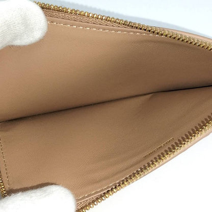 Balenciaga Envelope Card Case Coin Leather Beige
