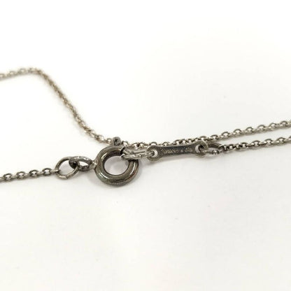 Tiffany & Co Necklace Bean Silver