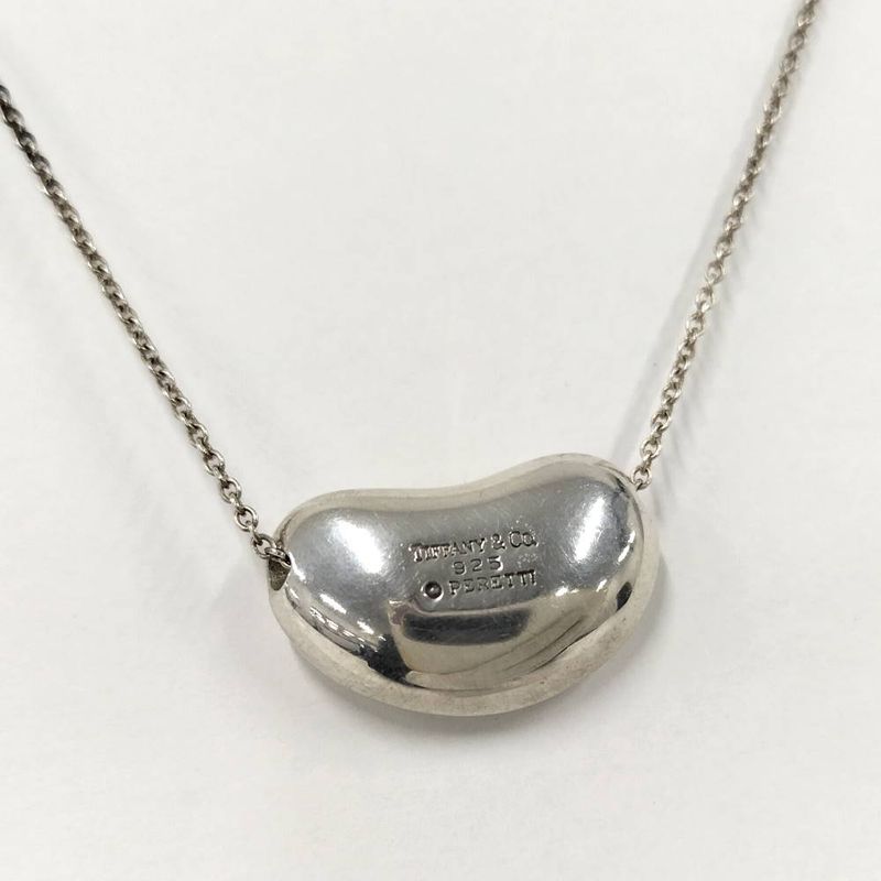 Tiffany & Co Necklace Bean Silver