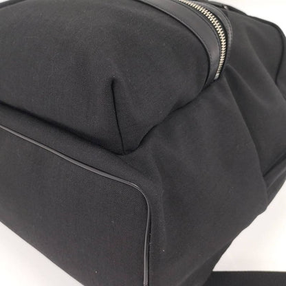 Saint Laurent Yves Backpack Canvas Black