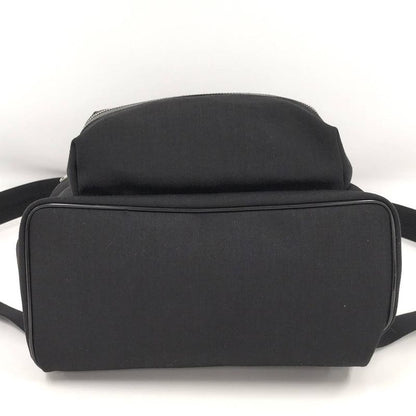 Saint Laurent Yves Backpack Canvas Black