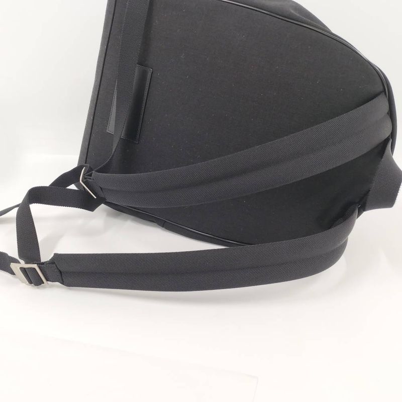 Saint Laurent Yves Backpack Canvas Black