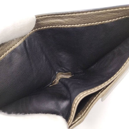 Gucci Bifold Wallet Leather Khaki