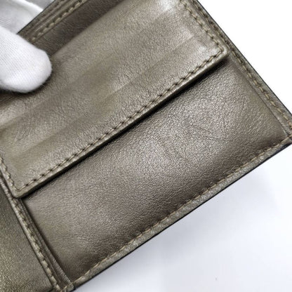 Gucci Bifold Wallet Leather Khaki