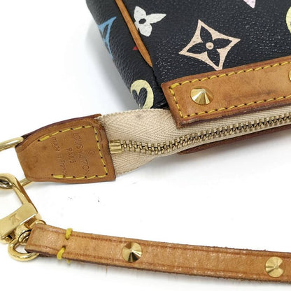 Louis Vuitton Pochette Pouch Monogram Multicolor Noir Black