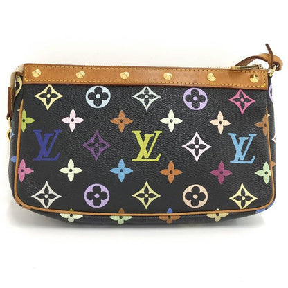 Louis Vuitton Pochette Pouch Monogram Multicolor Noir Black