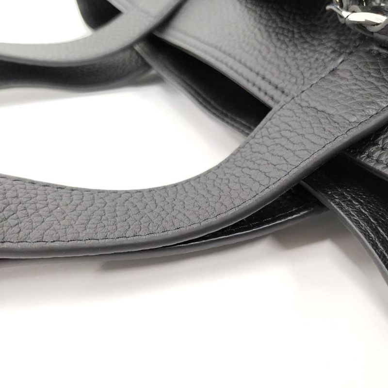 Louis Vuitton Cabas Voyage Tote Taurillon Leather Black