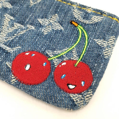 Louis Vuitton LV Tmpochette Cles Coin Case Takashi Murakami Monogram Denim