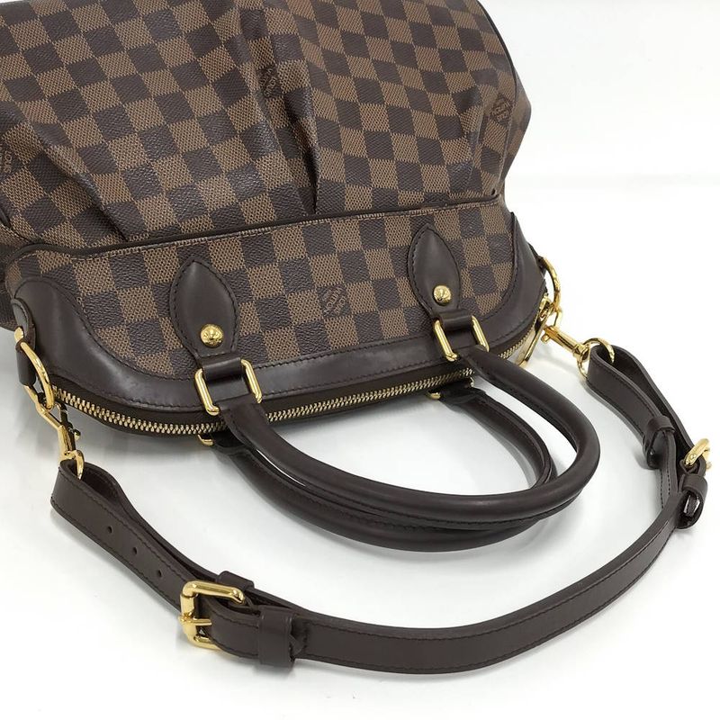 Louis Vuitton Trevi PM 2-Way Shoulder Bag Damier Ebene