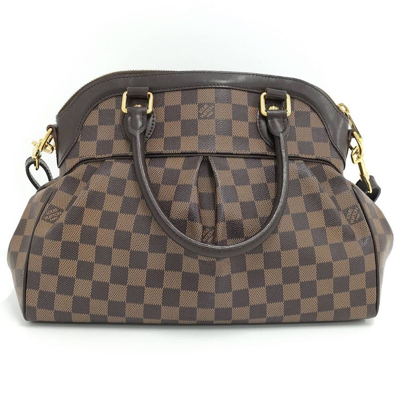 Louis Vuitton Trevi PM 2-Way Shoulder Bag Damier Ebene