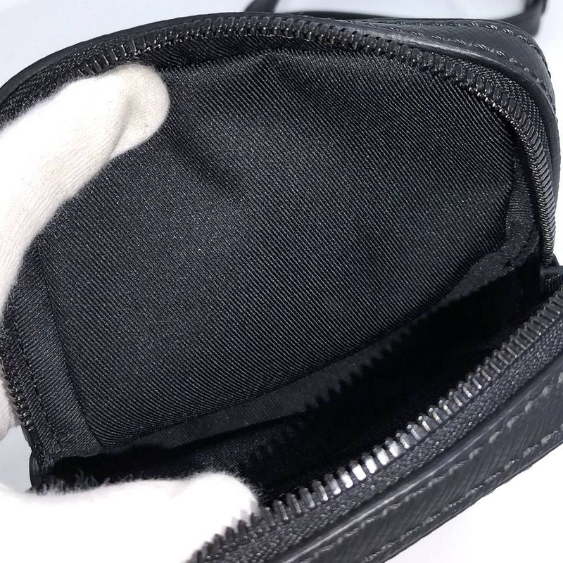 Louis Vuitton Danube Messenger Shoulder Bag Taiga Rainbow Noir Black