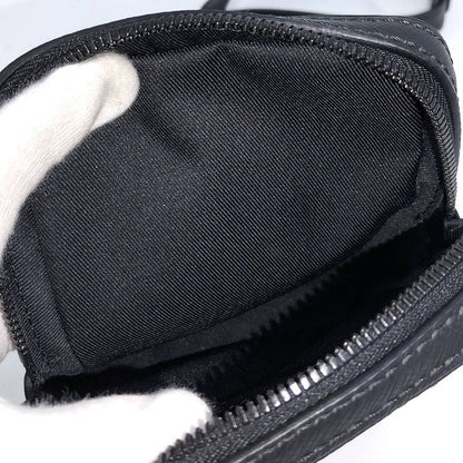 Louis Vuitton Danube Messenger Shoulder Bag Taiga Rainbow Noir Black