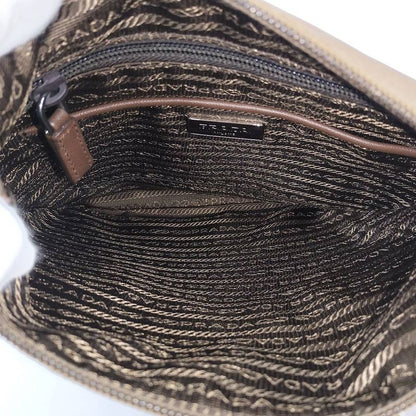 Prada Shoulder Bag Nylon Brown