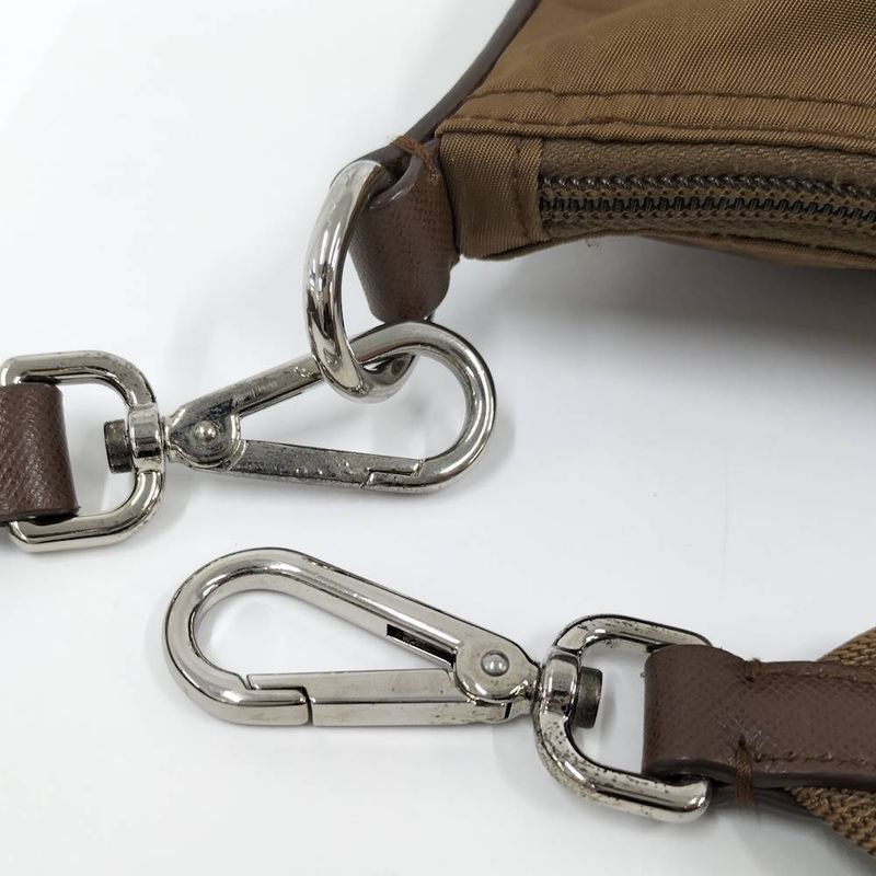 Prada Shoulder Bag Nylon Brown