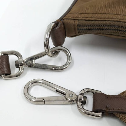 Prada Shoulder Bag Nylon Brown
