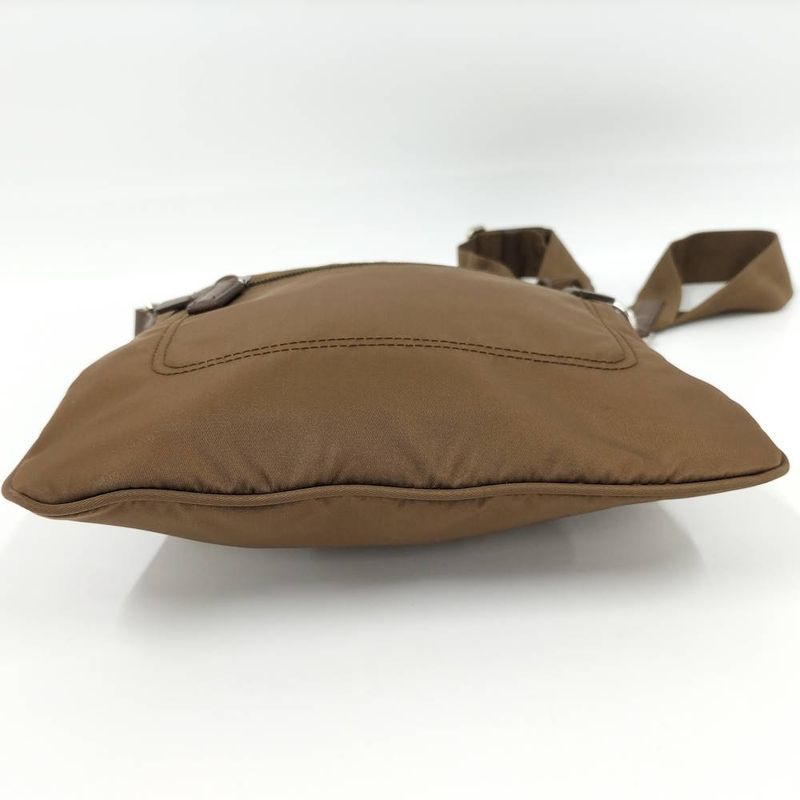 Prada Shoulder Bag Nylon Brown