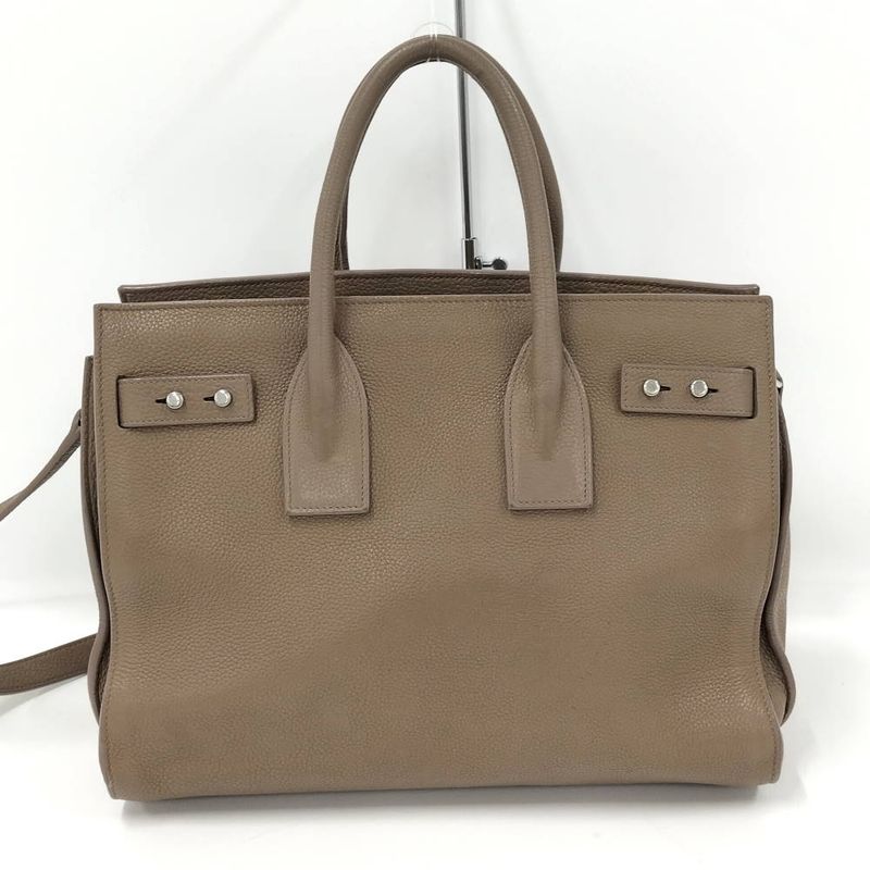 Saint Laurent 2-Way Bag Leather Brown