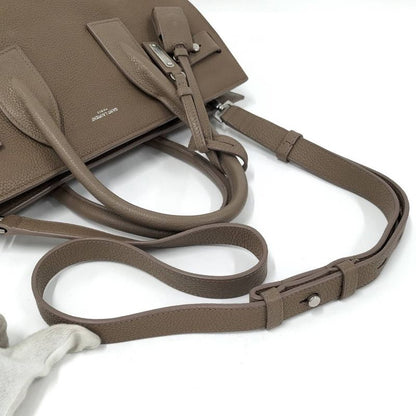 Saint Laurent 2-Way Bag Leather Brown