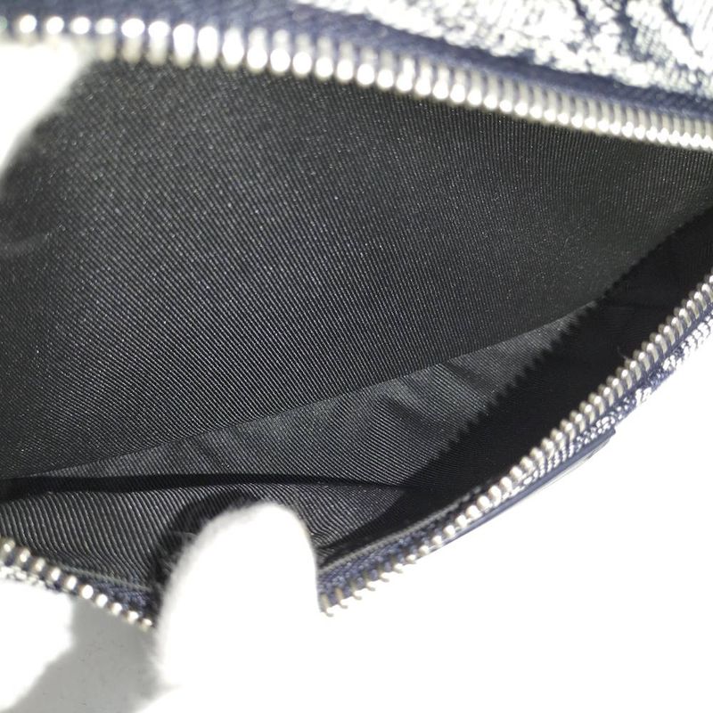 Louis Vuitton Bum Bag Outdoor Monogram Tapestry Canvas Navy