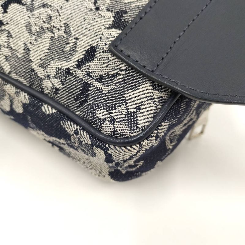 Louis Vuitton Bum Bag Outdoor Monogram Tapestry Canvas Navy