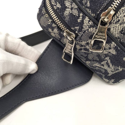 Louis Vuitton Bum Bag Outdoor Monogram Tapestry Canvas Navy
