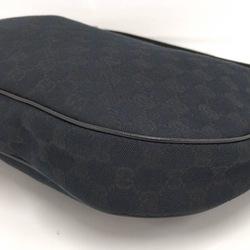 Gucci Shoulder Bag GG Canvas Black