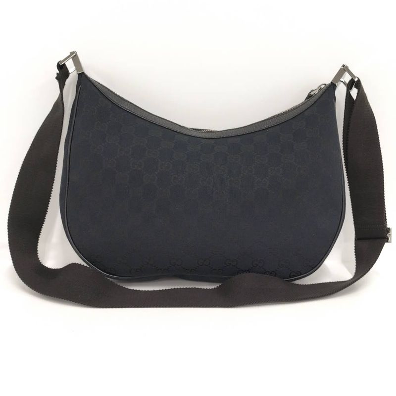 Gucci Shoulder Bag GG Canvas Black