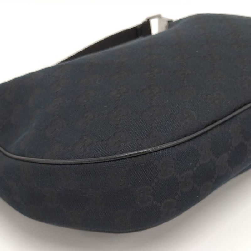Gucci Shoulder Bag GG Canvas Black