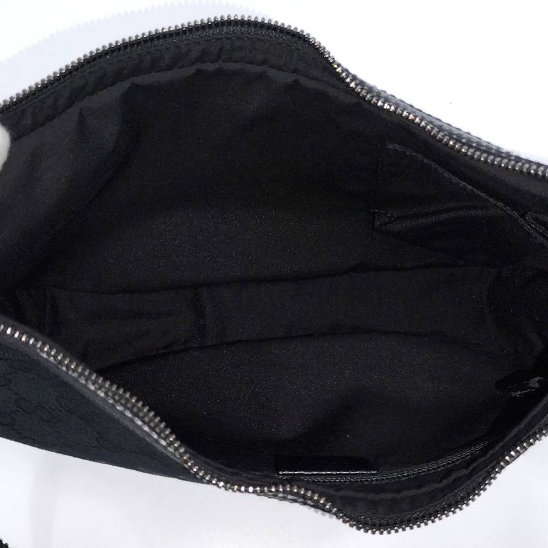 Gucci Shoulder Bag GG Canvas Black
