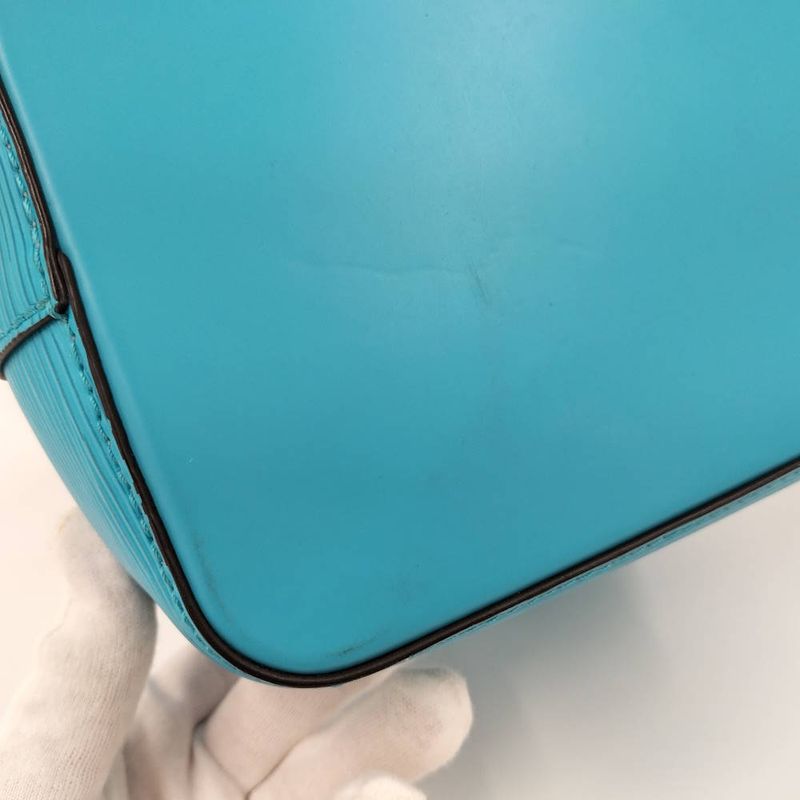Louis Vuitton 2-Way Shoulder Bag Neo Noe BB Epi Turquoise Blue