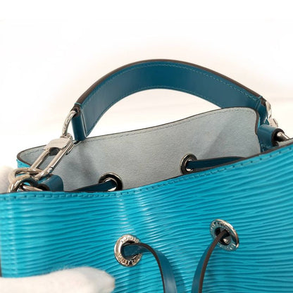 Louis Vuitton 2-Way Shoulder Bag Neo Noe BB Epi Turquoise Blue