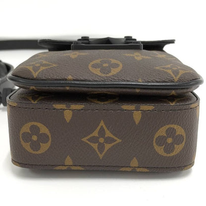 Louis Vuitton S Lock Vertical Wearable Wallet Shoulder Bag Monogram Macassar
