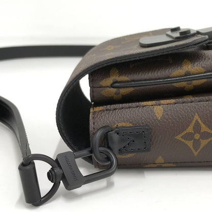 Louis Vuitton S Lock Vertical Wearable Wallet Shoulder Bag Monogram Macassar