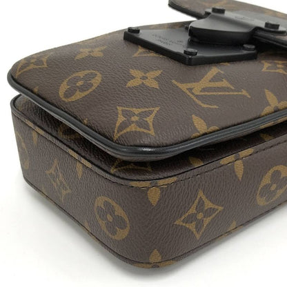 Louis Vuitton S Lock Vertical Wearable Wallet Shoulder Bag Monogram Macassar