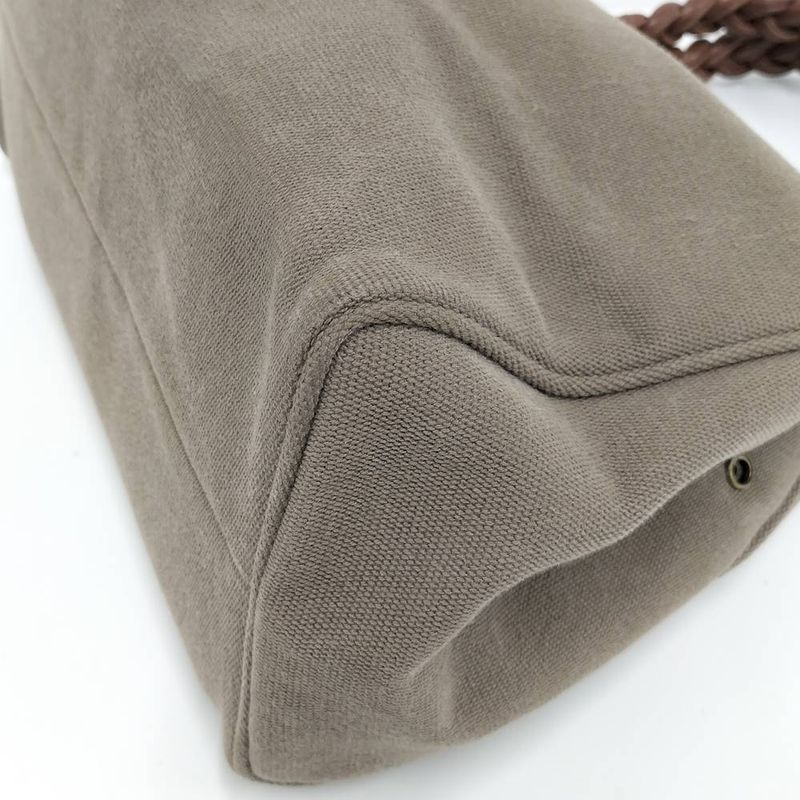 Bottega Veneta Tote Canvas Brown